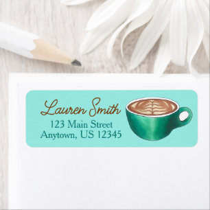 Flat White Latte Cappuccino Coffee Shop House Café Etiket