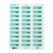 Flat White Latte Cappuccino Coffee Shop House Café Etiket (Full Sheet)