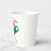 Flat White Latte Cappuccino Coffee Shop House Café Papieren Bekers (Links)