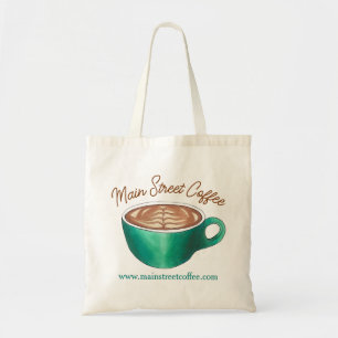 Flat White Latte Cappuccino Coffee Shop House Café Tote Bag