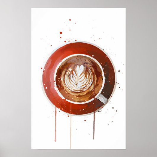 Flat White Poster (Voorkant)