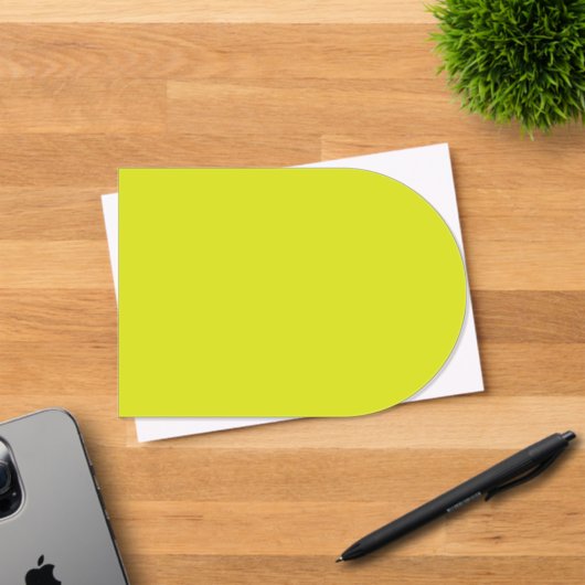 Flat Yellow Background – Back-to-School Texture Acryl Uitnodigingen (Insitu (Uitnodiging))