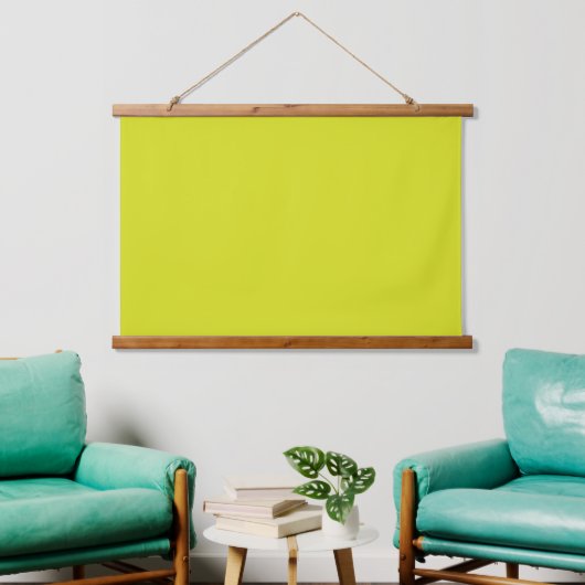 Flat Yellow Background – Back-to-School Texture Hangend Wandkleed (Woonkamer)