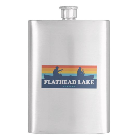 Flathead Lake Montana kano Flacon (Voorkant)
