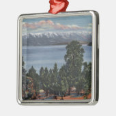 Flathead Lake, Montana Metalen Ornament (Links)