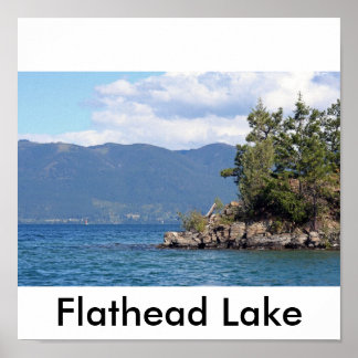Flathead Lake Poster