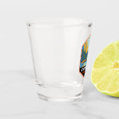 Flathead National Forest Montana Emblem Shot Glas (Links)