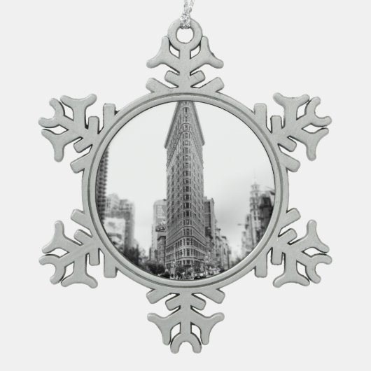 Flatiron Bouw Kerst Ornament (Voorkant)