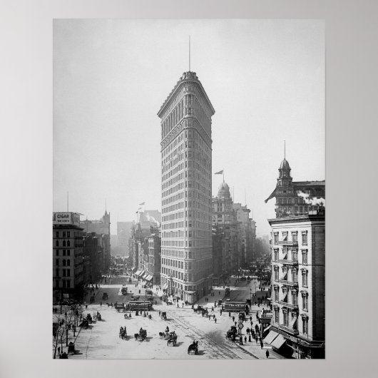 Flatiron Building, 1905.  New York foto Poster (Voorkant)