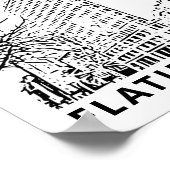 Flatiron Building Art Poster (Hoek)