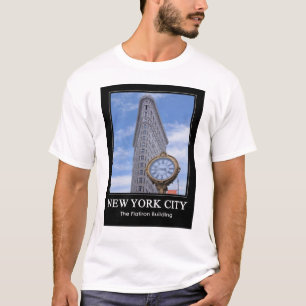 Flatiron Building en Clock 1C T-shirt