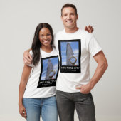 Flatiron Building en Clock 1C T-shirt (Unisex)