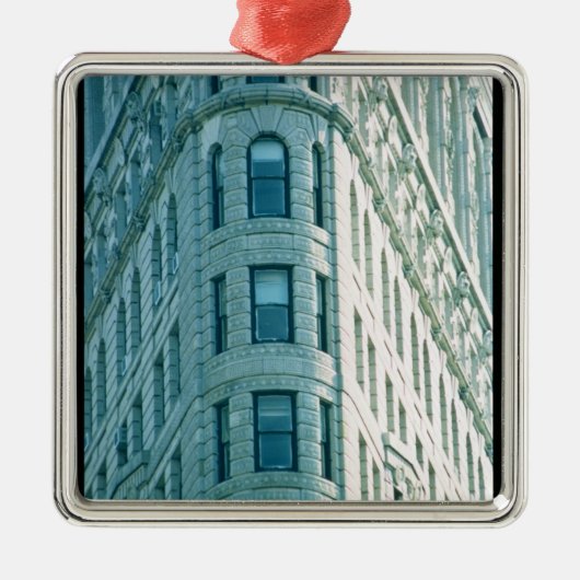 Flatiron Building (foto) 2 Metalen Ornament (Voorkant)