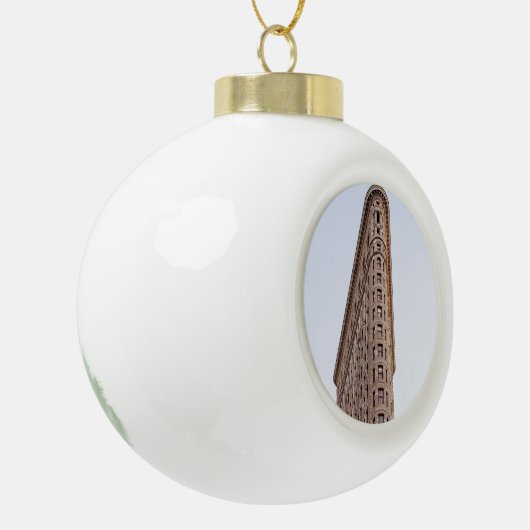 Flatiron Building Keramische Bal Ornament (Links)