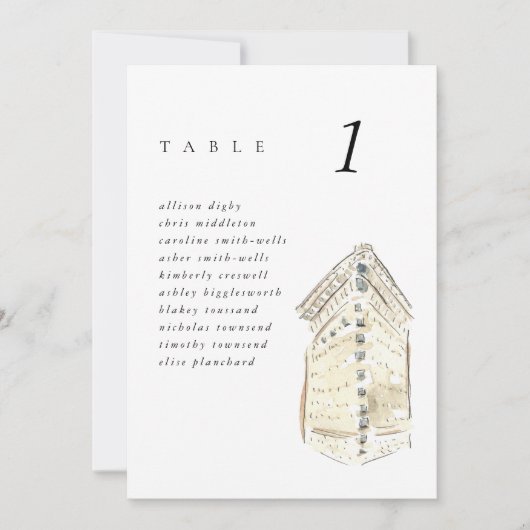 Flatiron Building New York bruiloft zitplaatsen ka (Voorkant)