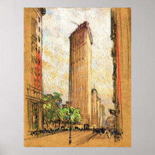 Flatiron Building New York City 1904 Poster