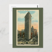  Flatiron Building New York City Briefkaart (Voorkant / Achterkant)