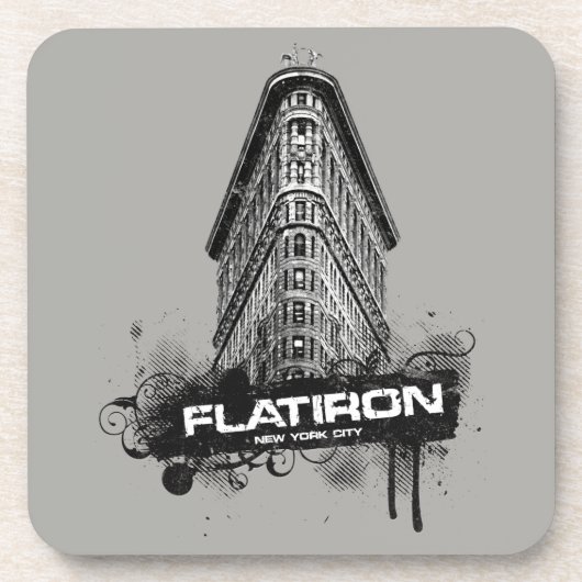 Flatiron Building New York City Onderzetter Set (Voorkant)