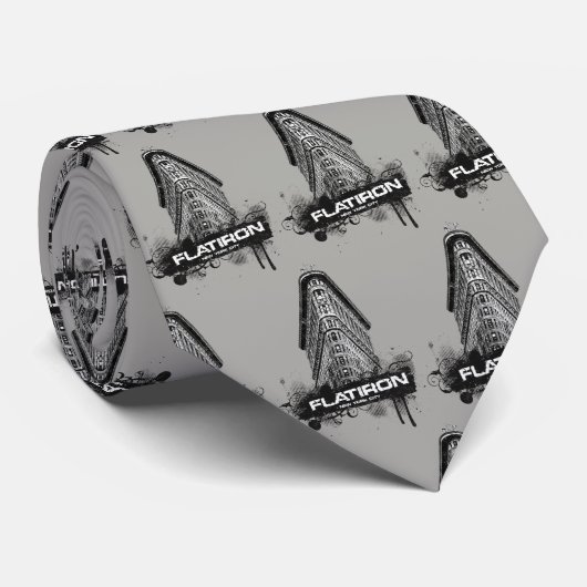 Flatiron Building New York City Stropdas (Opgerold)