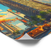 Flatiron Building New York City Verenigde Staten Poster (Hoek)