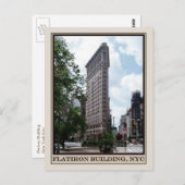 Flatiron Building, NYC Briefkaart (Voorkant / Achterkant)