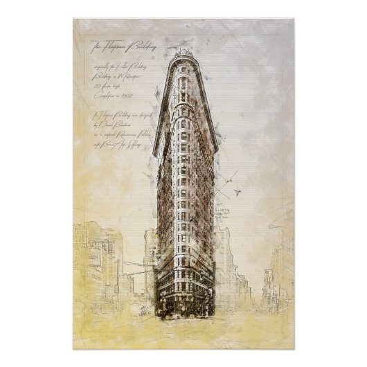 Flatiron Building Perfect Poster (Voorkant)