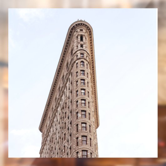 Flatiron Building Raamsticker (Vel 2)