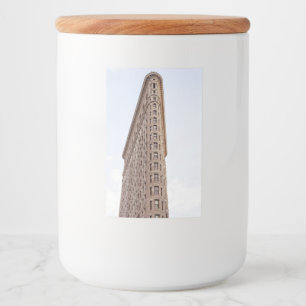 Flatiron Building Voedselcontainer Etiket