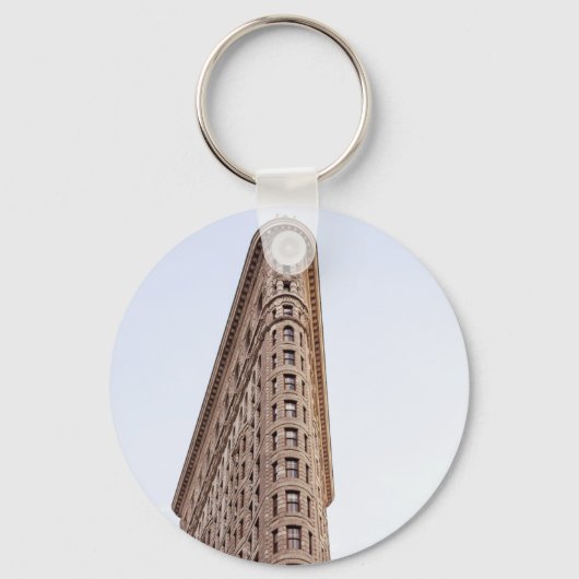 Flatiron gebouw ansichtkaart sleutelhanger (Voorkant)