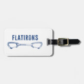 Flatirons Colorado Rock Klimmen Quickdraw Bagagelabel (Voorkant horizontaal)