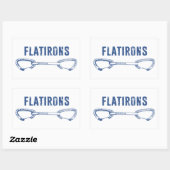 Flatirons Colorado Rock Klimmen Quickdraw Rechthoekige Sticker (Vel)
