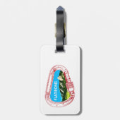Flatirons klimmer Carabiner Bagagelabel (Achterkant verticaal)