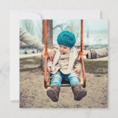 FlatKaart met zachte en heldere kerstfoto's Feestdagenkaart (Voorkant)