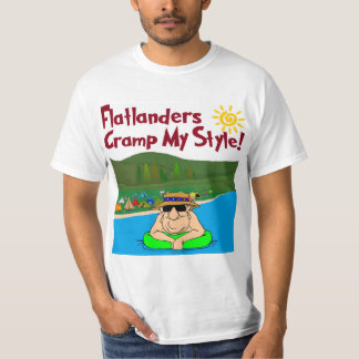 Flatlanders klappen in mijn stijl t-shirt