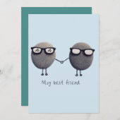 Flatte dank je kaart (mijn beste vriend) (Voorkant / Achterkant)