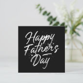 Flatte Vaderdag Kaart (5,25 x 5,25) (Staand voorkant)