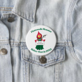 Flatwoods Monster Biden-Harris Pin Ronde Button 7,6 Cm (In situ)
