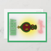 Flatwoods monster kerst briefkaart (Voorkant / Achterkant)