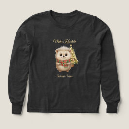 Flauschiger Niko Igel Winterliebe Design