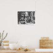 Flavio Gioia van Amalfi Poster (Keuken)