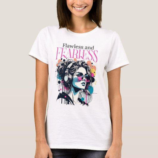 Flawless & Fearless Graphic T-Shirt  (Devant)