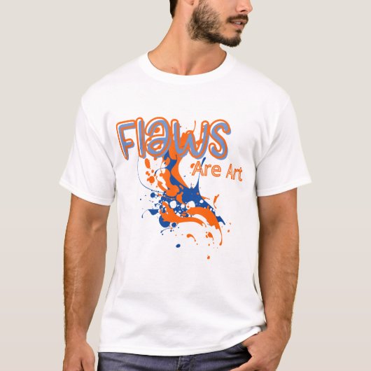 Flaws Are Art – Creative Minimalist T-Shirt by Mav (Devant)