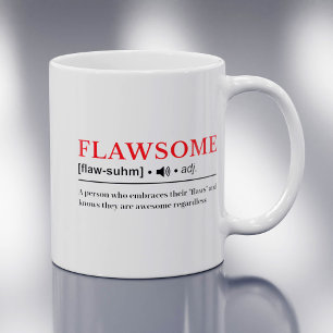 Flawsome - Aanpasbare Woordenboek Definitie Koffiemok