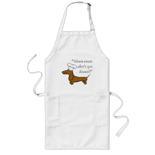 FLDR Oscar "Wiener-Wiener" Apron Lang Schort (Voorkant)