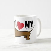 FLDR "que j'aime le mon" lissent la tasse rouge de (Devant droit)