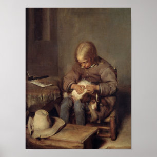 Flea-Catcher c.1655 Poster