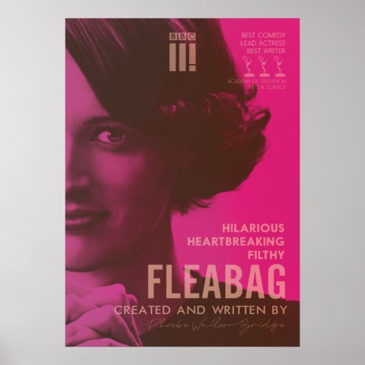 Fleabag Phoebe WallerBridge British comedy show al Poster (Voorkant)