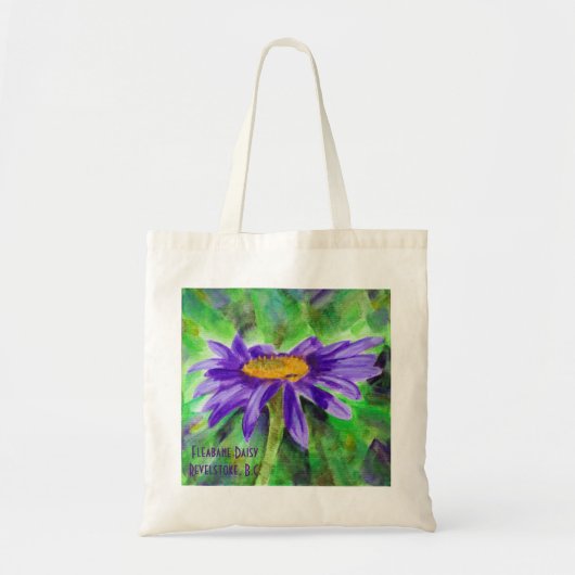 Fleabane Daisy Canvas tas (Voorkant)