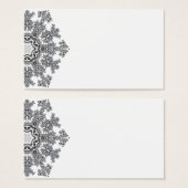 Fléau de neige en argent (Devant & derrière)