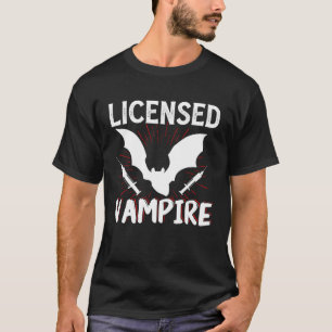 Flebotomist gelicentieerde Vampier Phlebotomy Tech T-shirt